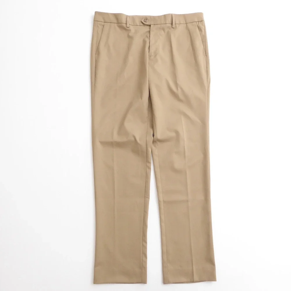 Mizzen+Main Mens Chino Pants Khaki Performance Stretch 34 x 33
